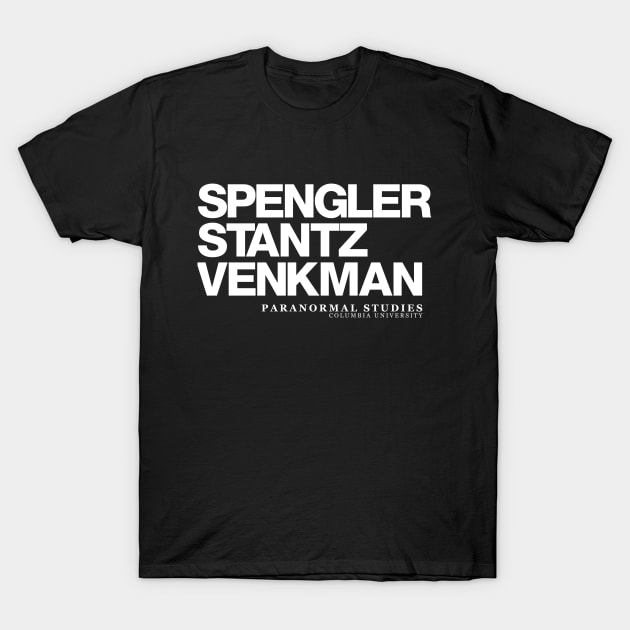 Spengler Stantz Venkman T-Shirt by PanicTees